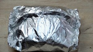 Стейк форели в фольге с овощами