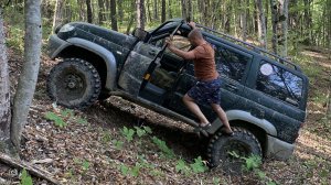 В Новосадовый по старой дороге. Штурмуем крутые горки.