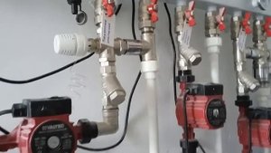 Монтаж котельной в каркасном доме 400 квадратных метров. Дмитровский район.