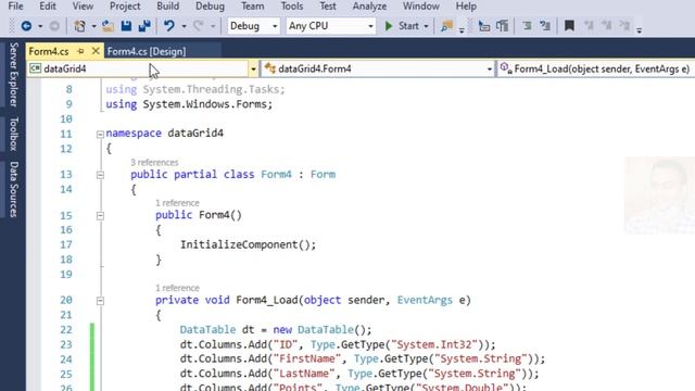C# tutorial: datagridview get cell value from selected row in C# смотреть онлайн