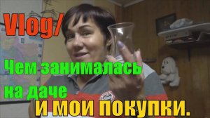 Vlog/Чем занималась на даче , и мои покупки.