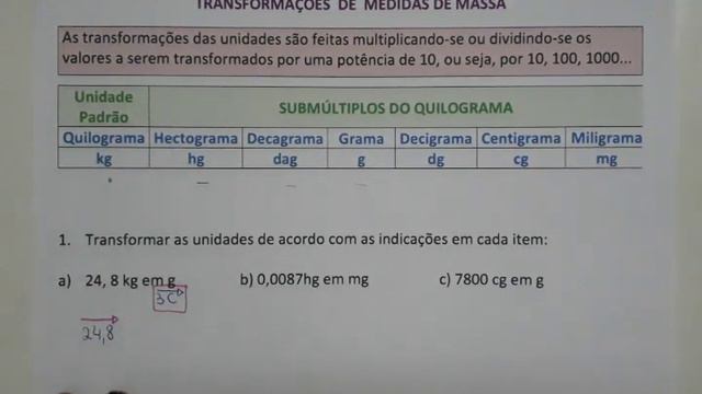6°Ano-Vídeo 39-Medidas de Massa (kg) смотреть онлайн