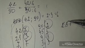 Использование НОД чисел при сокращении дробей