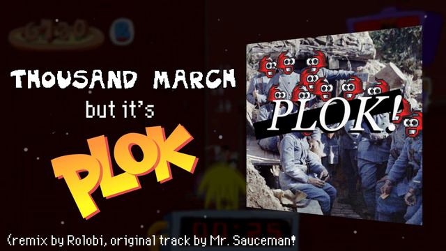Pizza Tower - Thousand March but it's Plok (REMIX) смотреть онлайн
