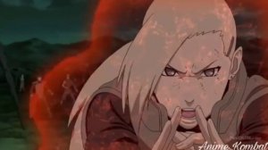 Наруто покрывает Альянс шиноби чакрой Курамы