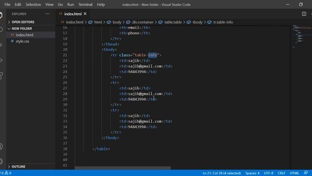 bootstrap table row color ep5 with code lander смотреть онлайн