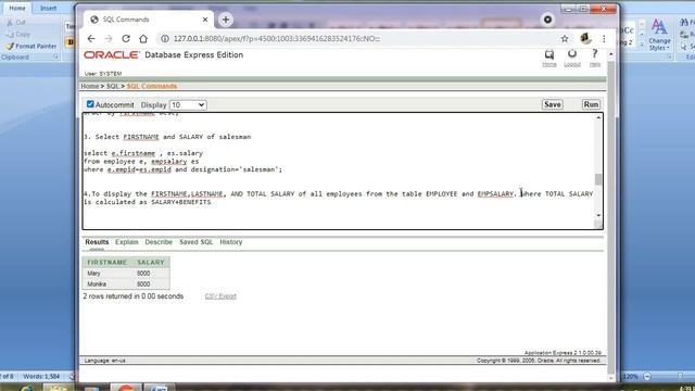 BCA | ORACLE LAB | PROGRAM 2 | Asst. Prof. Vasanthi & Asst. Prof. Arvind G смотреть онлайн