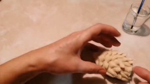 Ёжик из соленого теста