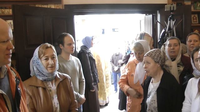 Первый престольный праздник в храме Всех Святых после его освящения. Божественная Литургия. смотреть онлайн