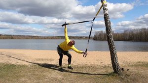 Разминка на TRX 10 минут