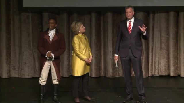 Hillary Clinton and Bill de Blasio Joke About CP Time