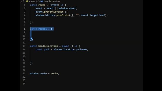 Creating an SPA Router in Vanilla JS