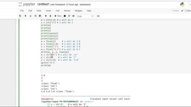 Type Casting in Python