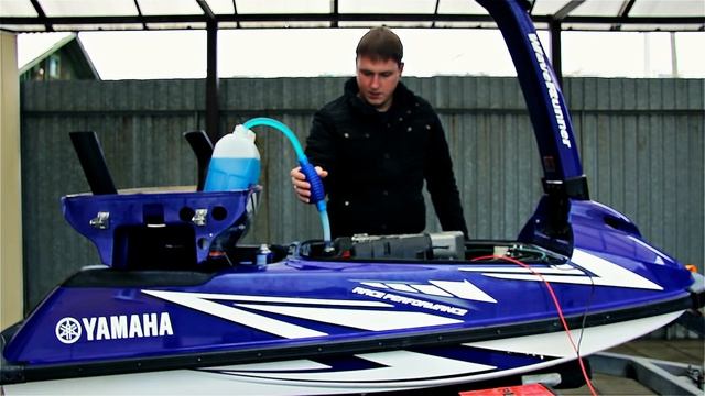Консервация гидроцикла на зиму. Yamaha SJ700 смотреть онлайн