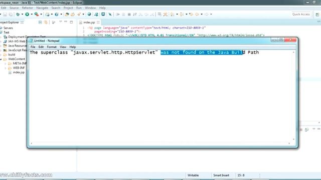 The superclass "javax.servlet.http.HttpServlet" was not found on the Java Build Path смотреть онлайн