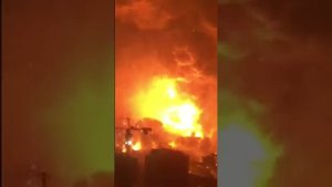 Самый крупный не Ядерный взрыв в Тяньцзине Китай