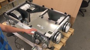 Вентиляционная установка приточно-вытяжная с пластинчатым рекуператором - Node1