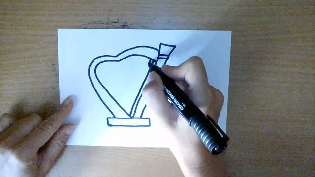 Comment dessiner un instrument de musique / Draw a musical instrument смотреть онлайн