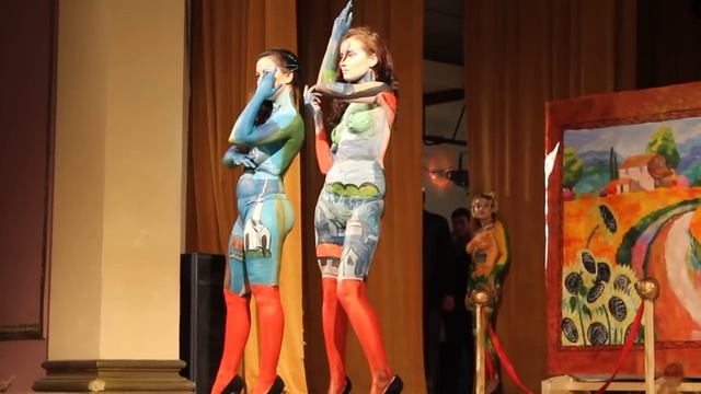 Университетская весна 2014 - бодиарт