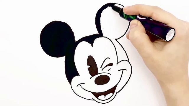 Как нарисовать нарисовать Микки Мауса смотреть онлайн