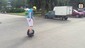 Электротранспорт ТВ – Как научиться ездить на электромоноколесе.
