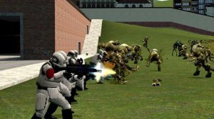 Combine vs The Flood in Garry's Mod