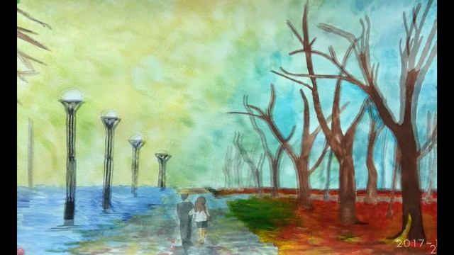 РАБОТА № 1 - ОСЕНЬ В ПАРКЕ смотреть онлайн