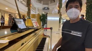 Piano Livestream at Glorietta mall Makati December 10 2022
