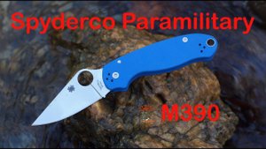 Spyderco Paramilitary 3 C223GPBL M390