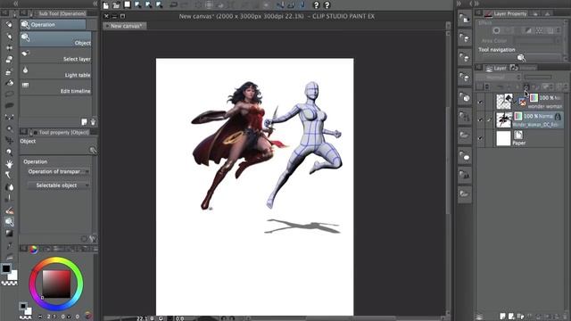 Clip studio paint -How to pose 3D models смотреть онлайн