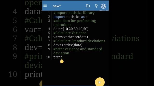 ?Data Science???Calculate Variance and Standard Deviation Using #datascience using #python#short