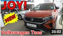 Новый Volkswagen Taos 2021 комплектация JOY! новый убийца Hyundai Creta ? обзор