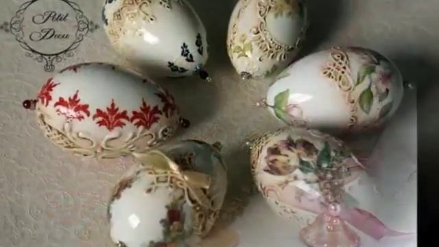 Пасхальные яйца. Декупаж. Мастер класс смотреть онлайн