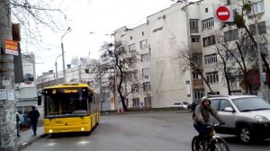 слетели рога троллейбус 33111