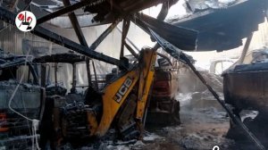 Тёплый ангар сжёг кучу техники в мороз.