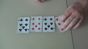 Карточный фокус.Четыре семерки.Обучение.