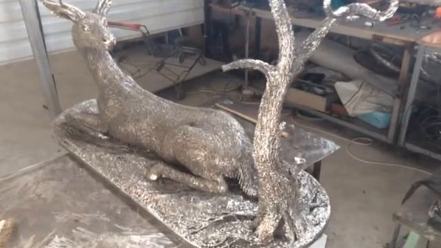 Как создаются скульптуры из металла смотреть онлайн