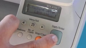 Language change in printer Samsung SCX-4100