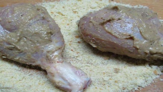 Куриные ножки запеченные в сухарях