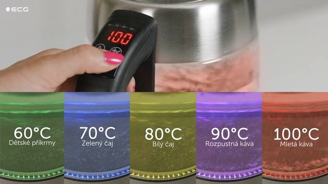 Rychlovarná konvice - ECG RK 1777 COLORE смотреть онлайн
