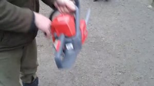 Правильный пуск непрогретой бензопилы Efсo MT350