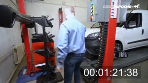 Проверка развал-схождения на стенде Hunter PA200 в реальном времени