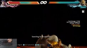 King Hop Kick combo in warm up mode