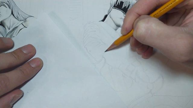 NieR: Automata traditional speed drawing art смотреть онлайн