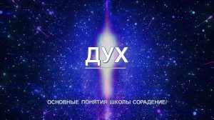 Дух - основные понятия школы Сорадение. Развитие в Соразмерности.