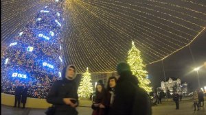 4K ??New year 2020 in Moscow ? Lubyanka Square