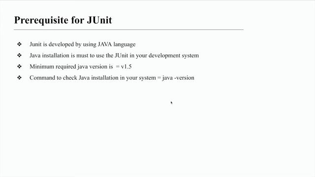 Prerequisites for JUnit смотреть онлайн
