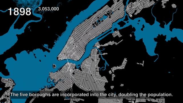 The New York City Evolution Animation смотреть онлайн