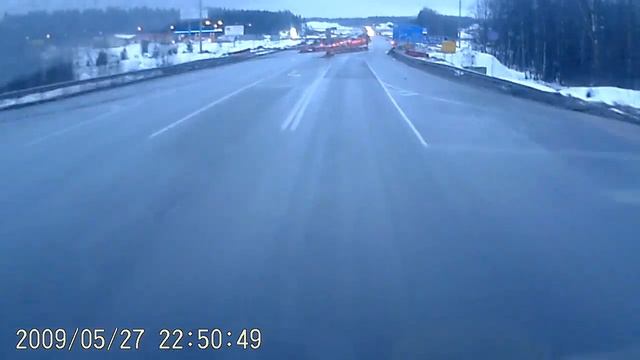 Трасса Скандинавия, участок Поворот на Первомайское - р. Сестра 30.12.2017 смотреть онлайн