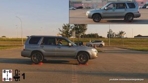 SLIP TEST - Suzuki Grand Vitara 2.7 V6 vs Subaru Forester 2.5 XT VTD - @4x4.tests.on.rollers